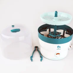 STERILIZZATORE DI BOTTIGLIE BIBERON ELETTRICO A VAPORE 500 WATT NEONATO BAMBINO