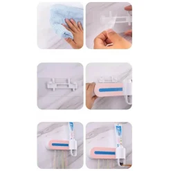 STERILIZZATORE PER SPAZZOLINO DISPENSER DENTIFRICIO SUPPORTO SPAZZOLINI LW-Y01