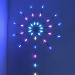 STRIP LED ADESIVA EFFETTO FUOCHI D'ARTIFICIO CONTROLLO SMART A TEMPO DI MUSICA