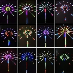 STRIP LED ADESIVA EFFETTO FUOCHI D'ARTIFICIO CONTROLLO SMART A TEMPO DI MUSICA
