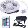STRIP LED BOBINA 5 METRI RGB 24V SMD 5050 MULTICOLOR 16W/M IP65 300 LED STRISCIA