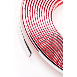 STRISCE CROMATE AUTO 10MMX5MT UNIVERSALE PORTIERA PARAURTI PROTEZIONE AUTOADESIVA