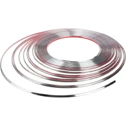STRISCE CROMATE AUTO 10MMX5MT UNIVERSALE PORTIERA PARAURTI PROTEZIONE AUTOADESIVA