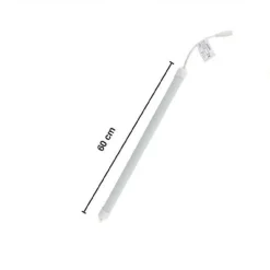 STRISCIA BARRA LED PROFILO ALLUMINIO 60CM 10W LUCE 3000K 4000K 6500K 3014-12V-60