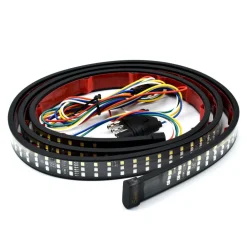 STRISCIA LED AUTOADESIVA ILLUMINAZIONE ROSSA GIALLA BIANCA 1.5MT AUTO Q-LED2800