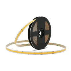 STRISCIA LED COB LUCE 4000K 6500K 3000K BOBINA 50 MT 24V SMD 500W 8 MM COB-50M-324