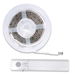 STRISCIA LED CON SENSORE DI MOVIMENTO LUCE BIANCA 6000K 1MT ARMADI LETTO