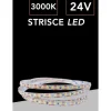 STRISCIA LED FLESSIBILE DC 24V 100W SMD 2835 MONOCOLORE 120LED/MT BOBINA 10MT 2835-10M-24V