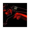 STRISCIA LED FLUORESCENTE ROSSO LUCI AMBIENTE NEON 12V 14W ILLUMINAZIONE AUTO