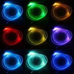 STRISCIA LED ILLUMINAZIONE DECORATIVA RGB LED STRIP NEON 12V PER AUTO Q-LED2801