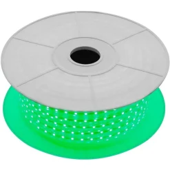 STRISCIA LED LUMINOSA FLESSIBILE 100 MT LUCE VERDE 5050 220V ILLUMINAZIONE CW581