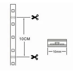 STRISCIA LED RETROILLUMINAZIONE TV MONITOR RGB SMD 5050 5 MT USB DC5V 5050RGB-5V