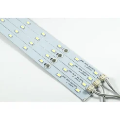 STRISCIA LED RIGIDA CALAMITATA BARRA KIT PLAFONIERA LAMPADA NEON LUCE STRIP