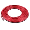 STRISCIA PROFILO DECORATIVA ADESIVO CROMATO CROMATA ROSSO WS1180 INTERNO AUTO