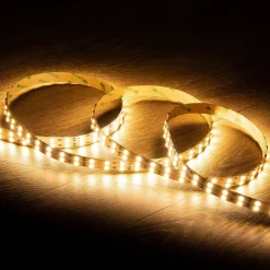 STRISCIA STRIP 2400 LED 2835 24V 10 METRI 160W LUCE FREDDA CALDA NATURALE 24V-240-10