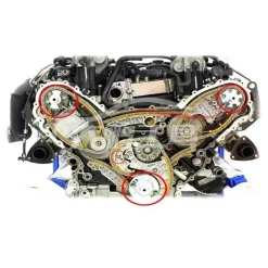 STRUMENTO BLOCCAGGIO POMPA CILINDRO CATENA DISTRIBUZIONE MOTORE DIESEL COMMON RAIL