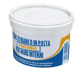 STUCCO PRONTO IN PASTA PER LEGNO MURO MOBILI PARETI 500 GR COLORE BIANCO