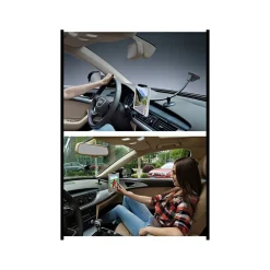 SUPPORTO A VENTOSA PER AUTO SMARTPHONE FINO A 5,5" E TABLET 7"