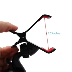 SUPPORTO AUTO UNIVERSALE VENTOSA A PINZA PER SMARTPHONE CELLULARE NAVIGATORE