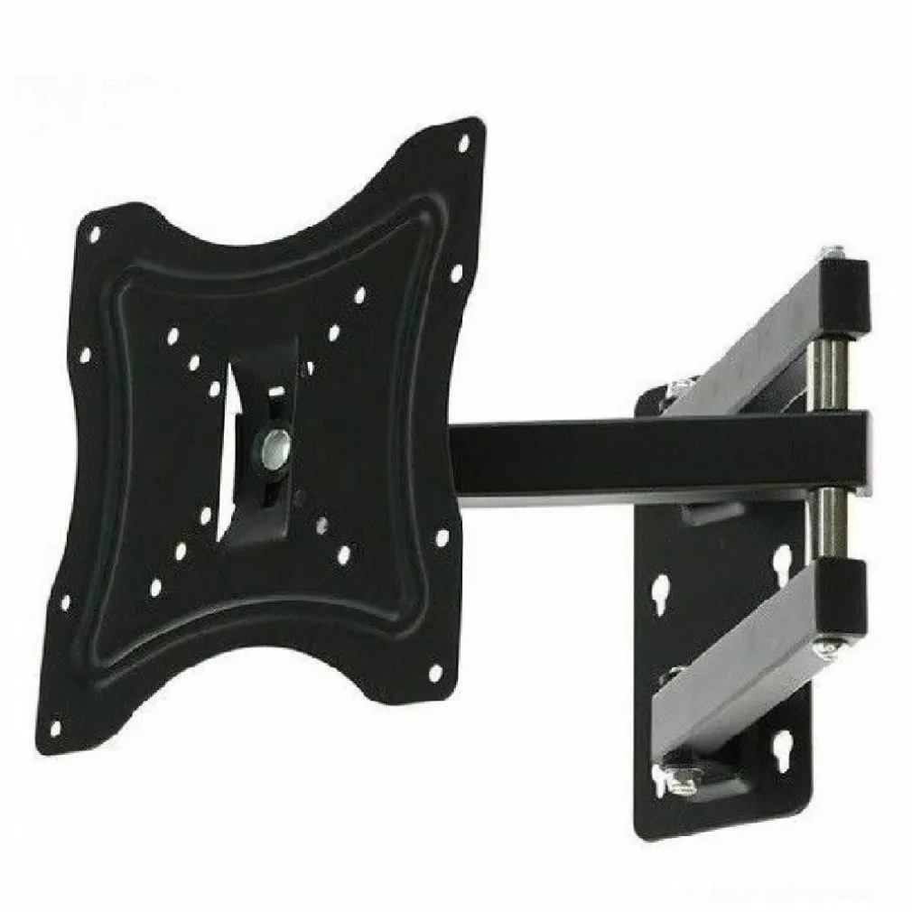 SUPPORTO BRACCIO STAFFA A MURO A PARETE PER TV LCD PLASMA 14" A 42" POLLICI