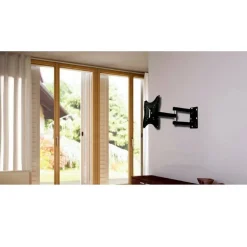 SUPPORTO BRACCIO STAFFA A MURO A PARETE PER TV LCD PLASMA 14" A 42" POLLICI