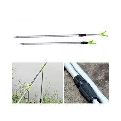 SUPPORTO CANNA DA PESCA 80 CM IN ALLUMINIO DISPOSITIVO APPOGGIO REGOLABILE