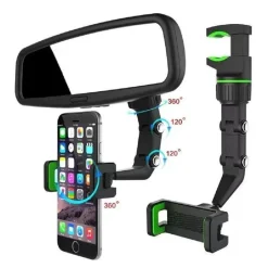 SUPPORTO DA AUTO SPECCHIETTO RETROVISORE PER CELLULARI NAVIGATORE SMARTPHONE