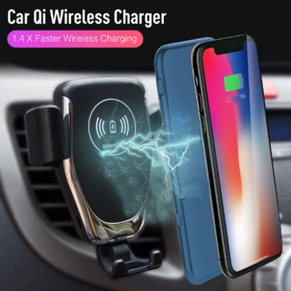 SUPPORTO MAGNETICO CARICABATTERIA WIRELESS AUTO PORTA CELLULARE UNIVERSALE