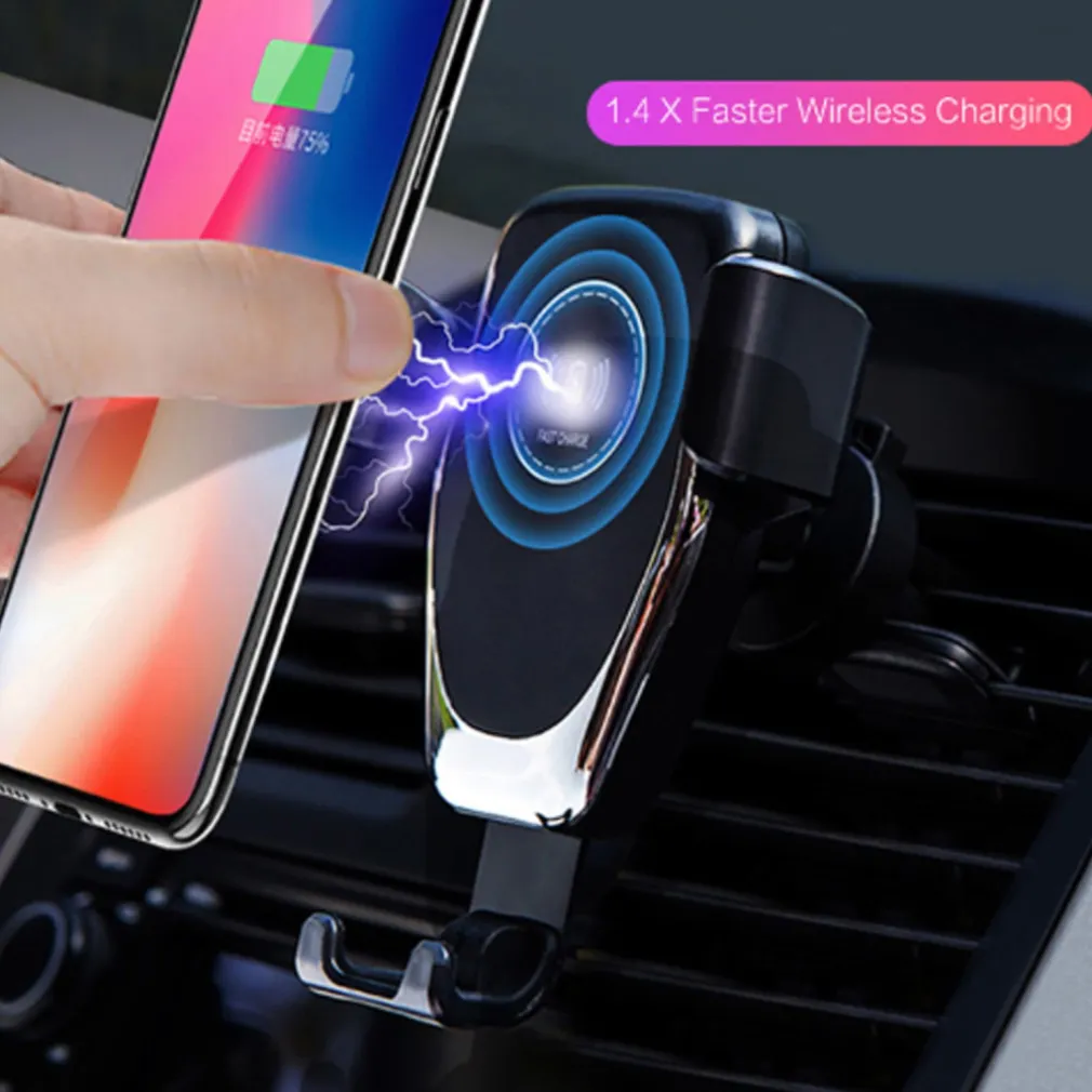 SUPPORTO MAGNETICO CARICABATTERIA WIRELESS AUTO PORTA CELLULARE UNIVERSALE