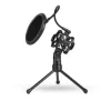 SUPPORTO MINI MICROFONO TAVOLO PS-2 KIT FILTRO ANTI POP TREPPIEDI RAGNO MICROFONO