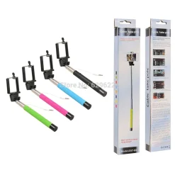 SUPPORTO MONOPOD GR-2 ASTA ALLUNGABILE SMARTPHONE CELLULARE FOTO SELFIE PULSANTE