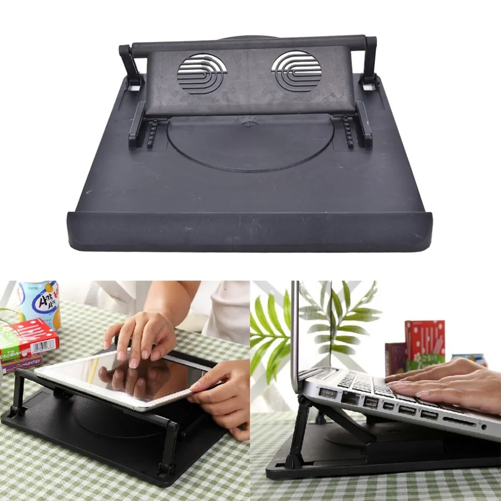 SUPPORTO NOTEBOOK GIREVOLE 360° BASE RAFFREDDAMENTO PC DISSIPATORE