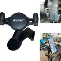SUPPORTO PER AUTO CELLULARE 4.0 – 6.5″ GANCI REGOLABILI MULTIFUNZIONALE Q-ZJ123