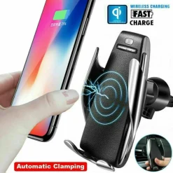 SUPPORTO PER AUTO PRESA ARIA CON CARICABATTERIA WIRELESS PER SMARTPHONE C-9A09