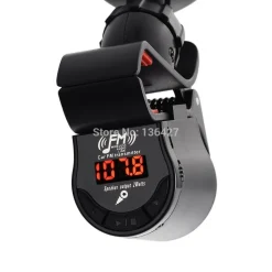 SUPPORTO PER AUTO VIVAVOCE TRASMETTITORE FM UNIVERSALE ALTOPARLANTE DISPLAY