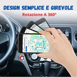 SUPPORTO PORTA CELLULARE AUTO MAGNETICO UNIVERSALE MAGNETE CALAMITA SMARTPHONE