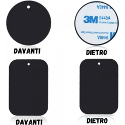 SUPPORTO PORTA CELLULARE AUTO MAGNETICO UNIVERSALE MAGNETE CALAMITA SMARTPHONE