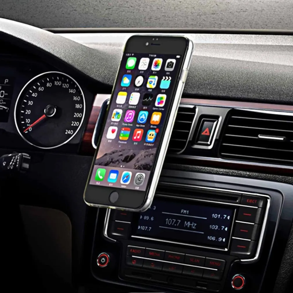 SUPPORTO PORTA CELLULARE AUTO MAGNETICO UNIVERSALE MAGNETE CALAMITA SMARTPHONE