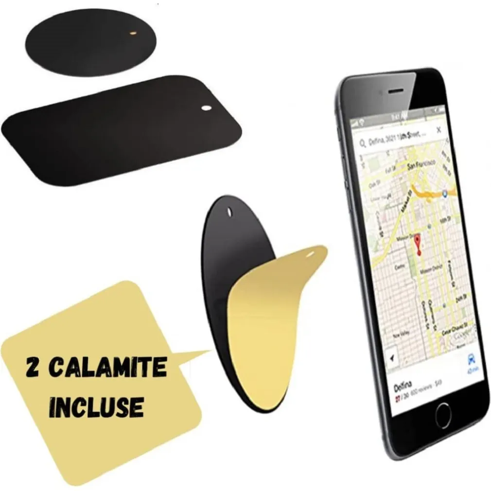 SUPPORTO PORTA CELLULARE AUTO MAGNETICO UNIVERSALE MAGNETE CALAMITA SMARTPHONE