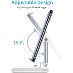 SUPPORTO PORTACELLULARE UNIVERSALE REGOLABILE PER TABLET TELEFONO TAVOLO Q-ZL304