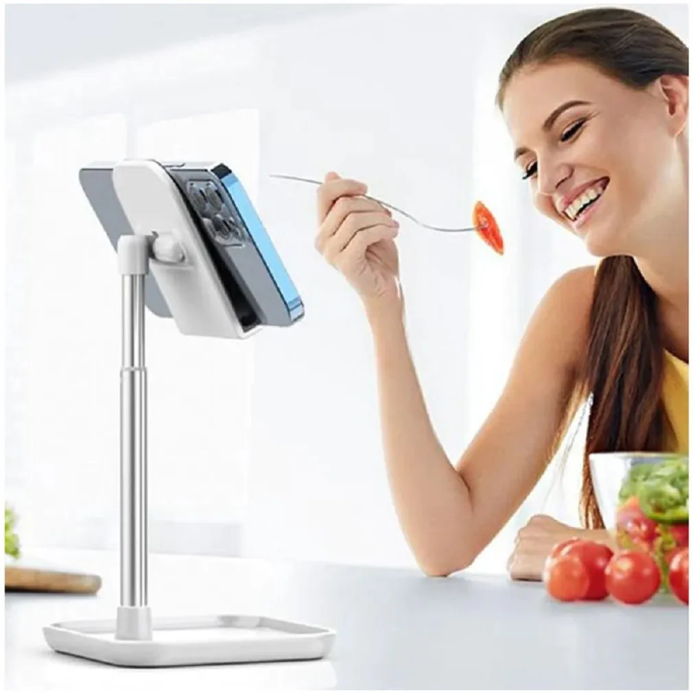 SUPPORTO REGOLABILE FINO A 21″ PER TABLET IPAD UFFICIO GIREVOLE A 360° Q-ZJ201