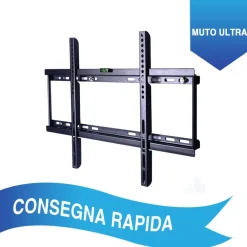 SUPPORTO STAFFA FISSAGGIO A PARETE TV LCD PLASMA DA 30" A 70" POLLICI VESA 95 KG