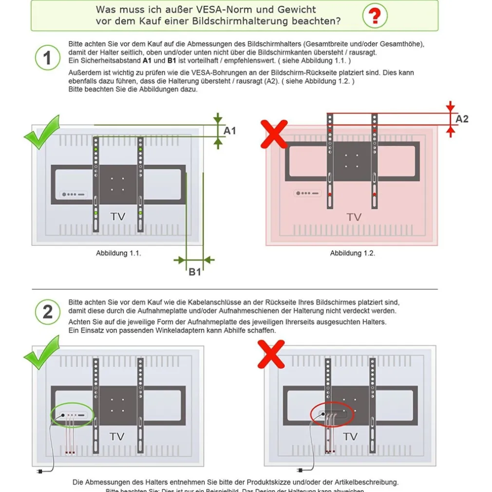 SUPPORTO STAFFA PARETE BRACCIO MURO TV LCD TFT LED PLASMA 26-55" 56 kg