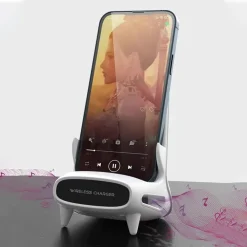 SUPPORTO STAZIONE DI RICARICA SENZA FILI WIRELESS RAPIDA PER CELLULARE UFFICIO