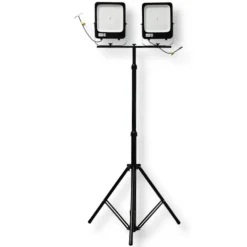 SUPPORTO TREPPIEDE STAFFA PER FARI PROIETTORI LED ALTEZZA REGOLABILE FINO A 2 MT BC-N2M