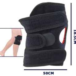 SUPPORTO TUTORE DOPPIO PER GINOCCHIO FASCIA PER CORRIDORI TENDINE ROTULEO