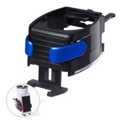 SUPPORTO UNIVERSALE 2 POSTI PORTA LATTINA BEVENDA CELLULARE SMARTPHONE PER AUTO