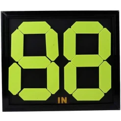 TABELLONE PER SOSTITUZIONE MANUALE PORTATILE ARBITRO PARTITA CALCIO DISPLAY