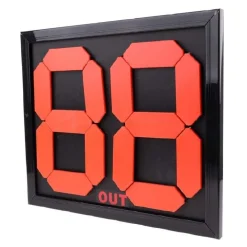 TABELLONE PER SOSTITUZIONE MANUALE PORTATILE ARBITRO PARTITA CALCIO DISPLAY