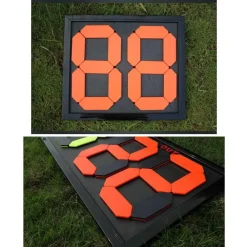 TABELLONE PER SOSTITUZIONE MANUALE PORTATILE ARBITRO PARTITA CALCIO DISPLAY